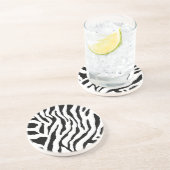 Zebra Gestreepte Onderzetters (Zijkant)