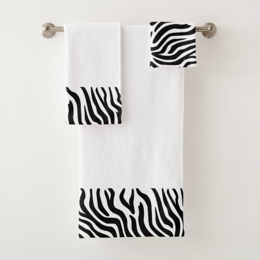 Zebra gestripte handdoeken (Insitu)