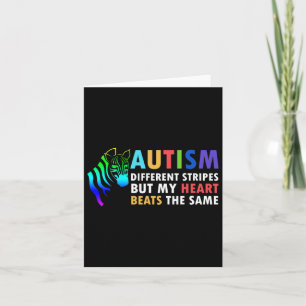 Zebra Gezegde Inspirerend Autisme Kaart