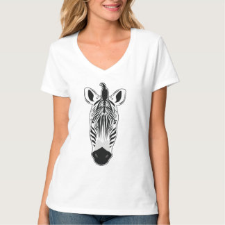Zebra Gezicht T-shirt