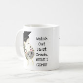 Zebra Graduate, Me Voici Mug Classique, 11 oz (Devant gauche)