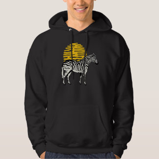 Zebra Graphic Leuke Print Liefde Natuur Zebra's Wi Hoodie