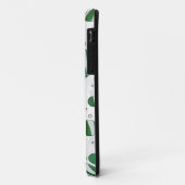 Zebra Green and White Polka Dot Case-Mate iPhone Case (Achterkant/links)