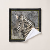 Zebra handdoekset bad handdoek (Wasdoekje)