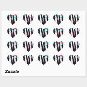 Zebra Hart Sticker (Vel)