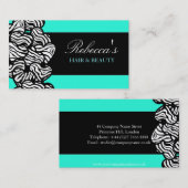 Zebra Hearts Design Visitekaartje (Voorkant / Achterkant)