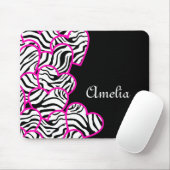 Zebra Hearts Mousepad Muismat (Met muis)