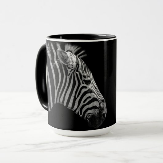 Zebra Hoof Keramische Mok (Voorkant links)