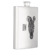 Zebra Hoofd Monogram Flacon (Rechts)