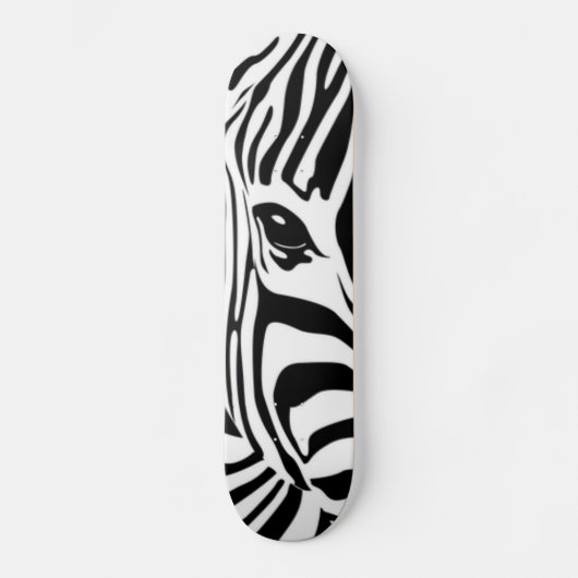 Zebra hoofd skateboard (Voorkant)