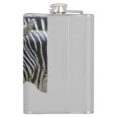 Zebra hoofden heupfles (Achterkant)