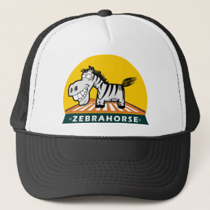 Zebra Hores Trucker Pet