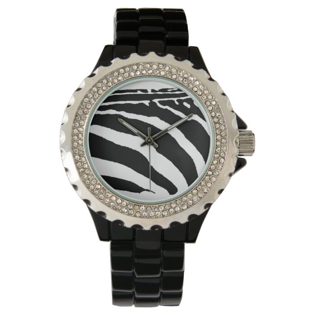 zebra horloge (Voorkant)