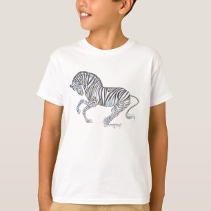 Zebra Horse Pony Quagga Black Equestrian Wild T-shirt