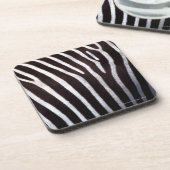 zebra-huid bier onderzetter (Linkerzijde)