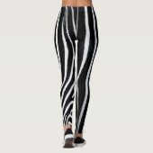 Zebra huid leggings (Achterkant)