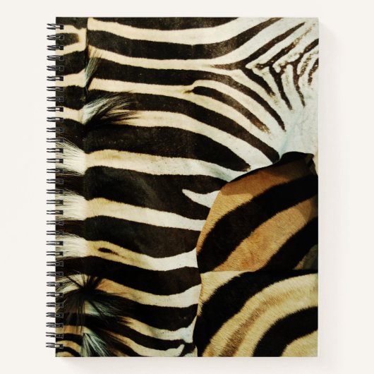 Zebra huid notitieboek (Voorkant)