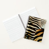 Zebra huid notitieboek (Binnen)