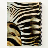 Zebra huid notitieboek (Achterkant)