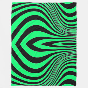 Zebra Huid Print Textuur Patroon Fleece Deken