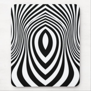 Zebra Huid Print Textuur Patroon Muismat