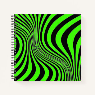 Zebra Huid Print Textuur Patroon Notitieboek
