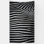 Zebra huid spandoek (Verticaal)