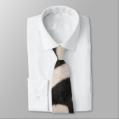 ZEBRA HUID STROPDAS (Gebonden)