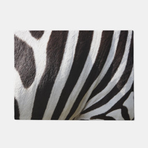 Zebra huidafdruk deurmat