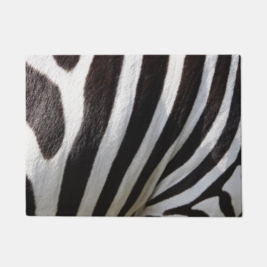 Zebra huidafdruk deurmat (Voorkant)