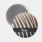 Zebra huidafdruk magneet (Voorkant / Achterkant)