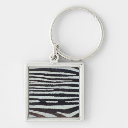 Zebra huidoppervlak sleutelhanger (Voorkant)