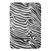 Zebra huidpatroon badmat (Voorkant Verticaal)
