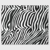Zebra huidpatroon cadeaupapier (Vlak)