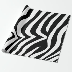 Zebra huidpatroon cadeaupapier