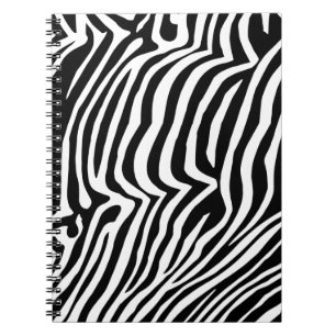 Zebra huidpatroon notitieboek