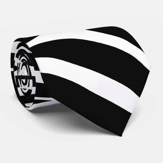 Zebra Huidpatroon Stropdas (Opgerold)