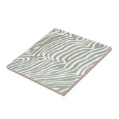 Zebra huidpatroon tegeltje (Zijkant)