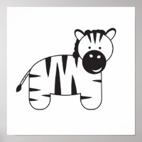 ZEBRA-illustratie door Lorena Depante