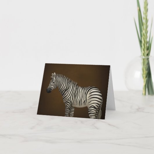 Zebra Illustration Faune exotique Personnalisée (Devant)