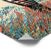 Zebra in het Nationaal Park Amboseli, Kenia Poster (Hoek)