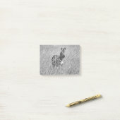 Zebra in high grass post-it® notes (Op bureau)