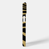 Zebra in zwart en goud Case-Mate iPhone case (Achterkant / Rechts)