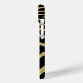 Zebra in zwart en goud Case-Mate iPhone case (Achterkant / Links)