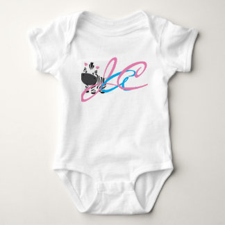 Zebra Inital Romper