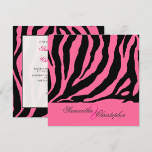 ZEBRA-INVITATIES / DIY-KLEUR KAART