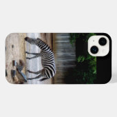 Zebra Iphone Case Hoesje (Achterkant horizontaal)