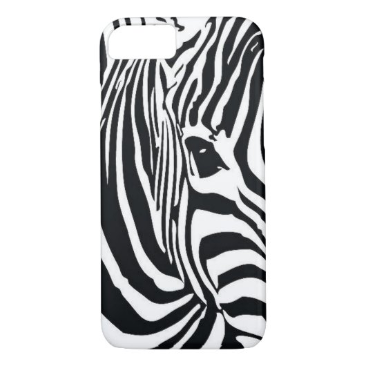 Zebra iPhone X/8/7/11: Zelden daar Hoesje (Achterkant)