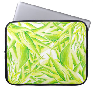 Zebra Iris op een laptophoes Laptop Sleeve
