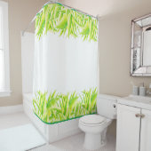 Zebra Iris sur un rideau de douche (En situation)